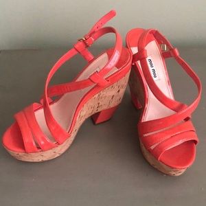 Min Miu Wedges